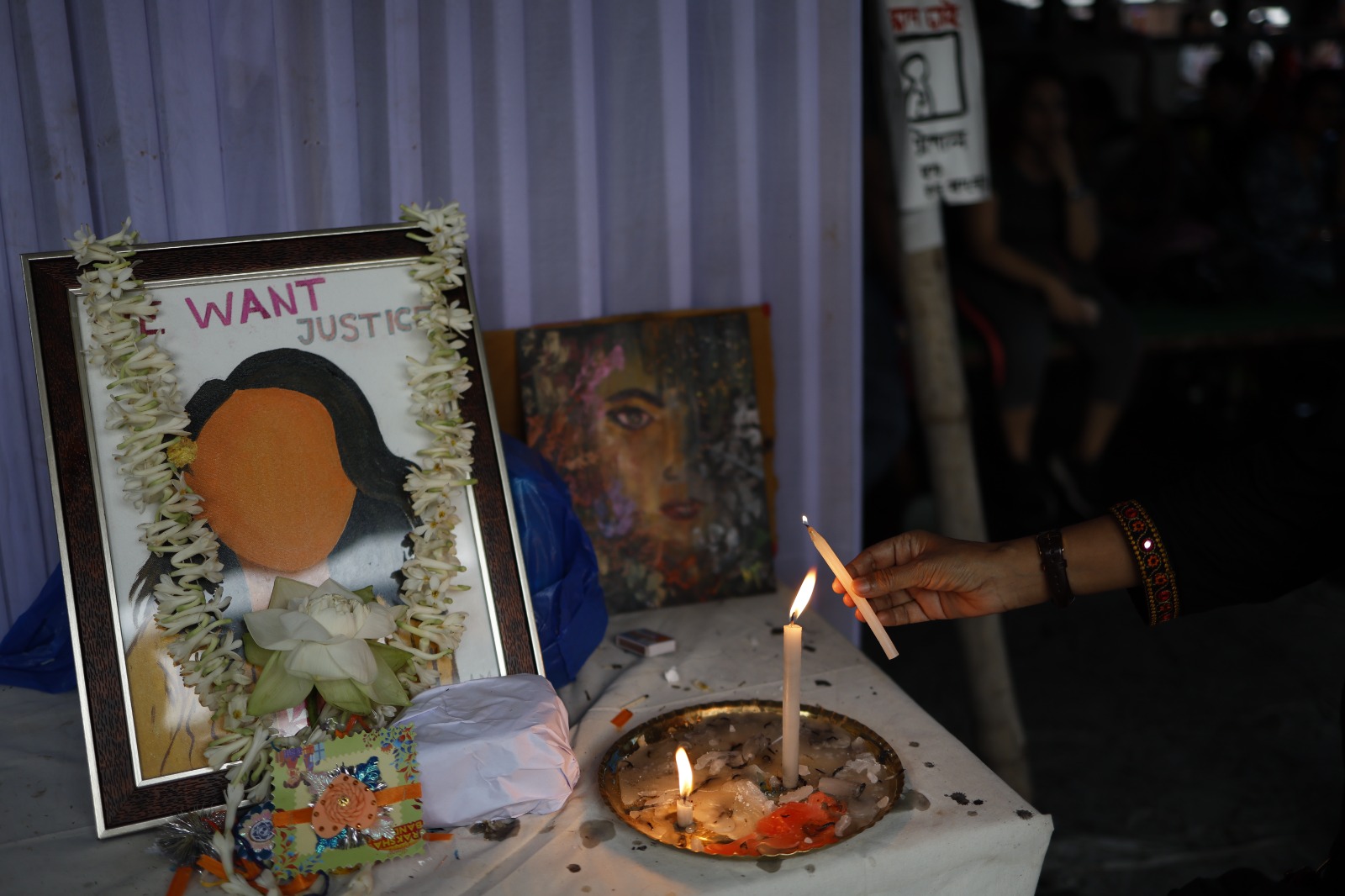 Photo taken at Kolkata rape protest